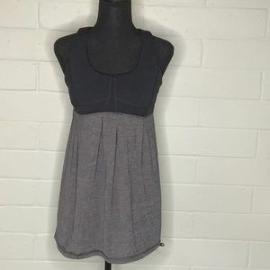 Lululemon tank, black and gray, size 10